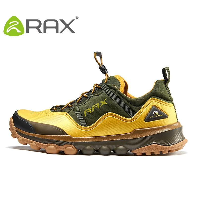 RAX уличная дышащая походная обувь мужские легкие прогулочные треккинговые кроссовки женские противоскользящие альпинистские ботинки водонепроницаемые - Цвет: yellow
