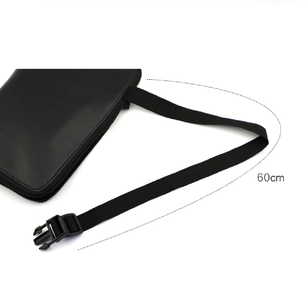 Professional Zippered Makeup Brush Bag/Case, Portable 24 Pockets Cosmetic Brush Holder Organizer