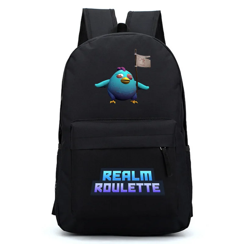 Школьный рюкзак Realm Royale для мальчиков и девочек с изображением летучей смерти