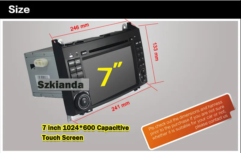 Perfect Android 8.0 Car DVD GPS for Benz Sprinter Vito W169 W245 W469 W639 B200 GPS wifi 8 Core 32GB 4G Bluetooth Radio Stereo Canbus 15