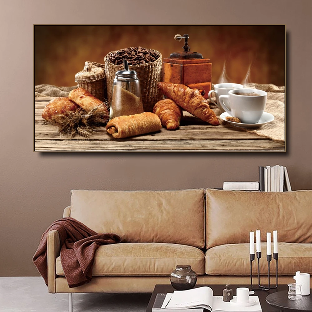 Food Still Life Kitchen Canvas Painting& Calligraphy Poster Print Living Room House Wall Decor Art Home Decoration Picture