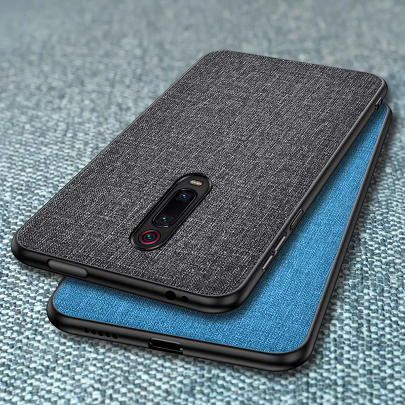 Полный защитный чехол Toraise Xiaomi Redmi K20 роскошный хлопковый тканевый мягкий с краями