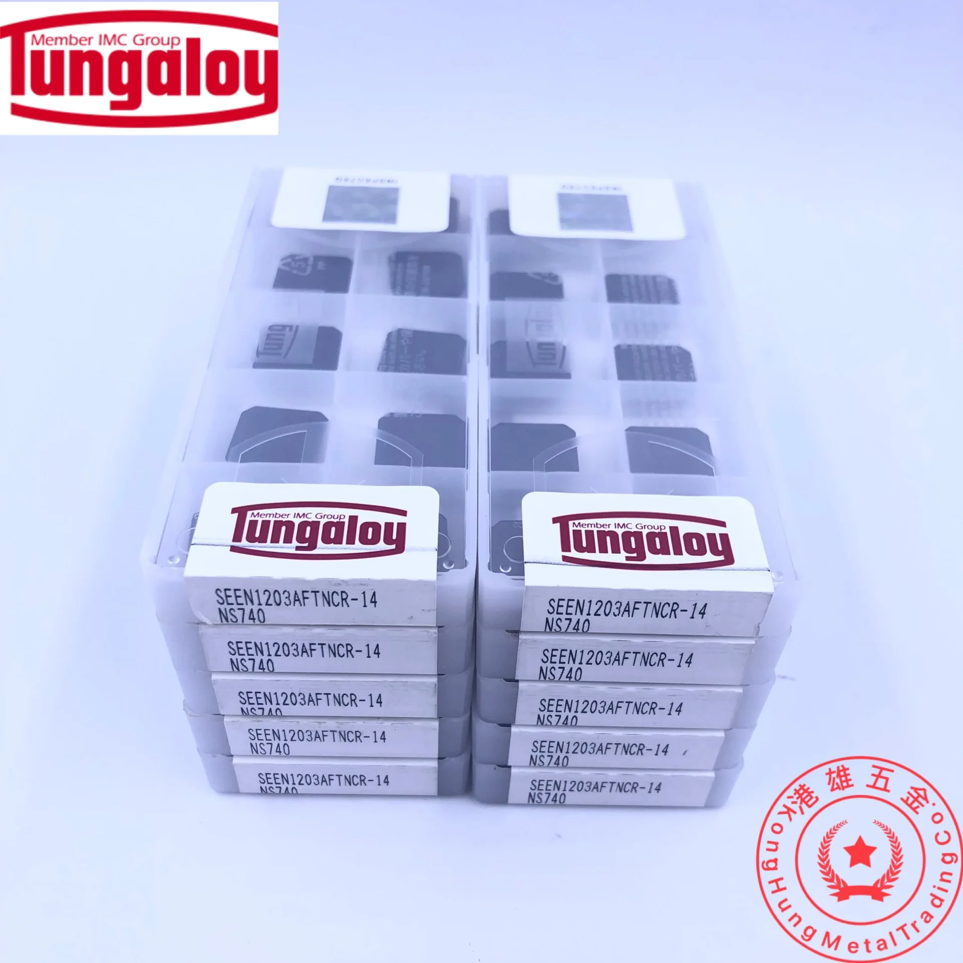10Pcs TUNGALOY SEEN1203AFTNCR-14 NS740 NEW carbide inserts 