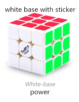 QiYi Valk3 standard/Valk3 power/Valk3 power M Магнитный скоростной кубик-головоломка, профессиональный Забавный кубик, обучающая игрушка для детей - Цвет: power white