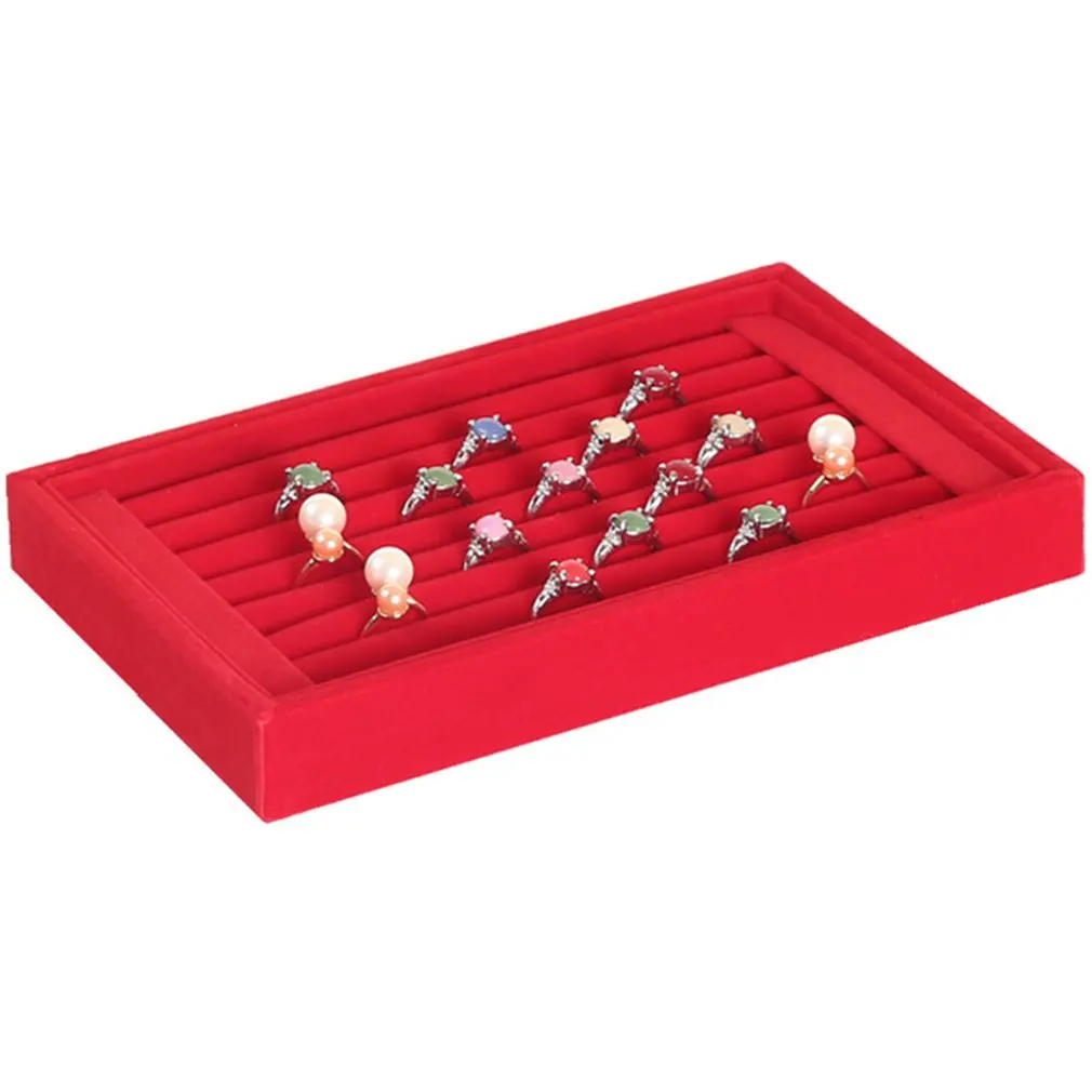 Velvet Finger Ring Display Stand Holder Show Case Jewelry Organizer Display Shelf Ear Studs Rack Stoage Box Holder Tray 2019 Velvet Finger Ring Display Stand Holder Show Case Jewelry Organizer Display Shelf Ear Studs Rack Stoage Box Holder Tray 2019