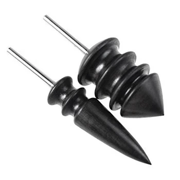 

ELEG-Pointed Tip Narra Leather Burnisher leather Slicker Tool Drill Sets-1/8inch (3mm) Shank For Dremel Rotary Tools (2Pcs)