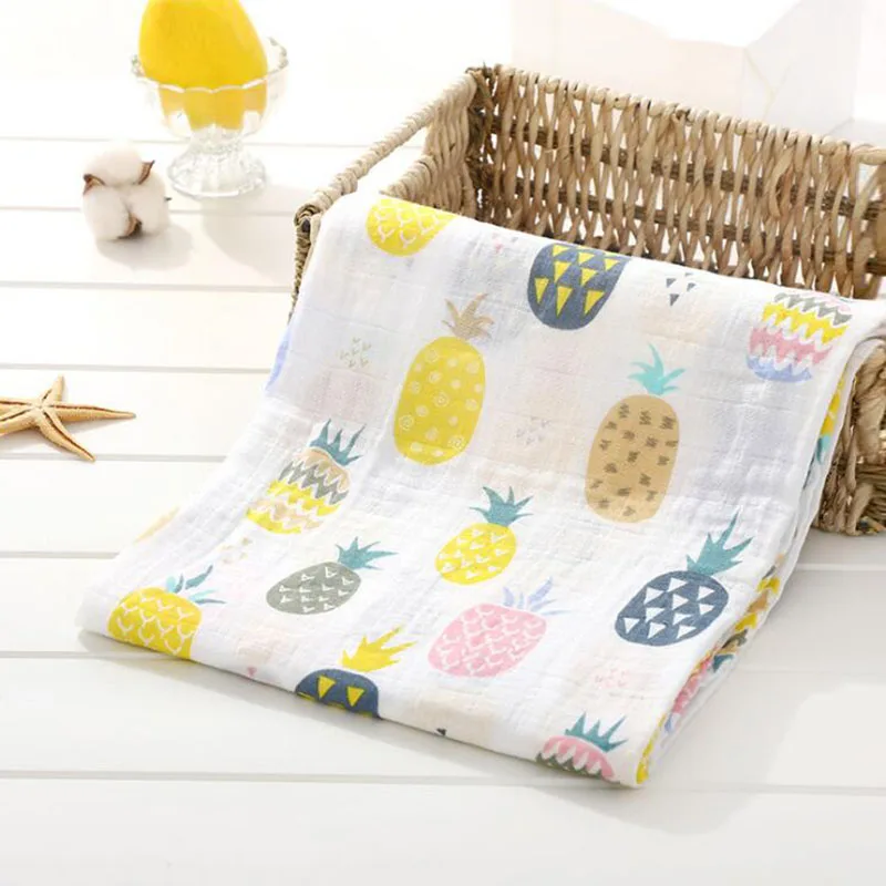 Одеяло для пеленания из органического хлопка с принтом фламинго, муслиновое детское одеяло s, детское Пеленальное полотенце для новорожденных, детская простыня - Цвет: BBBL