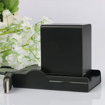 

LANFULANG NP-FH100 NP FH100 Rechargeable Camera Digital Battery + Micro USB Charger For Sony DCR-HC45 DCR-HC47 DCR-HC48 DCR-SR32