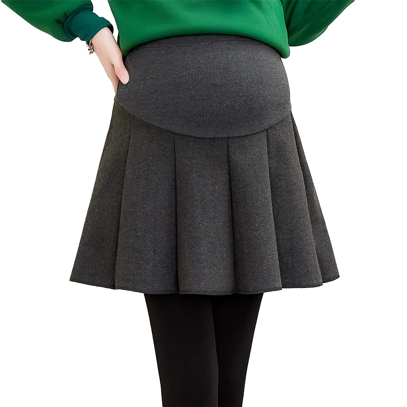 Pengpious 2018 autumn winter new arrival pregnant women abdomen pleated