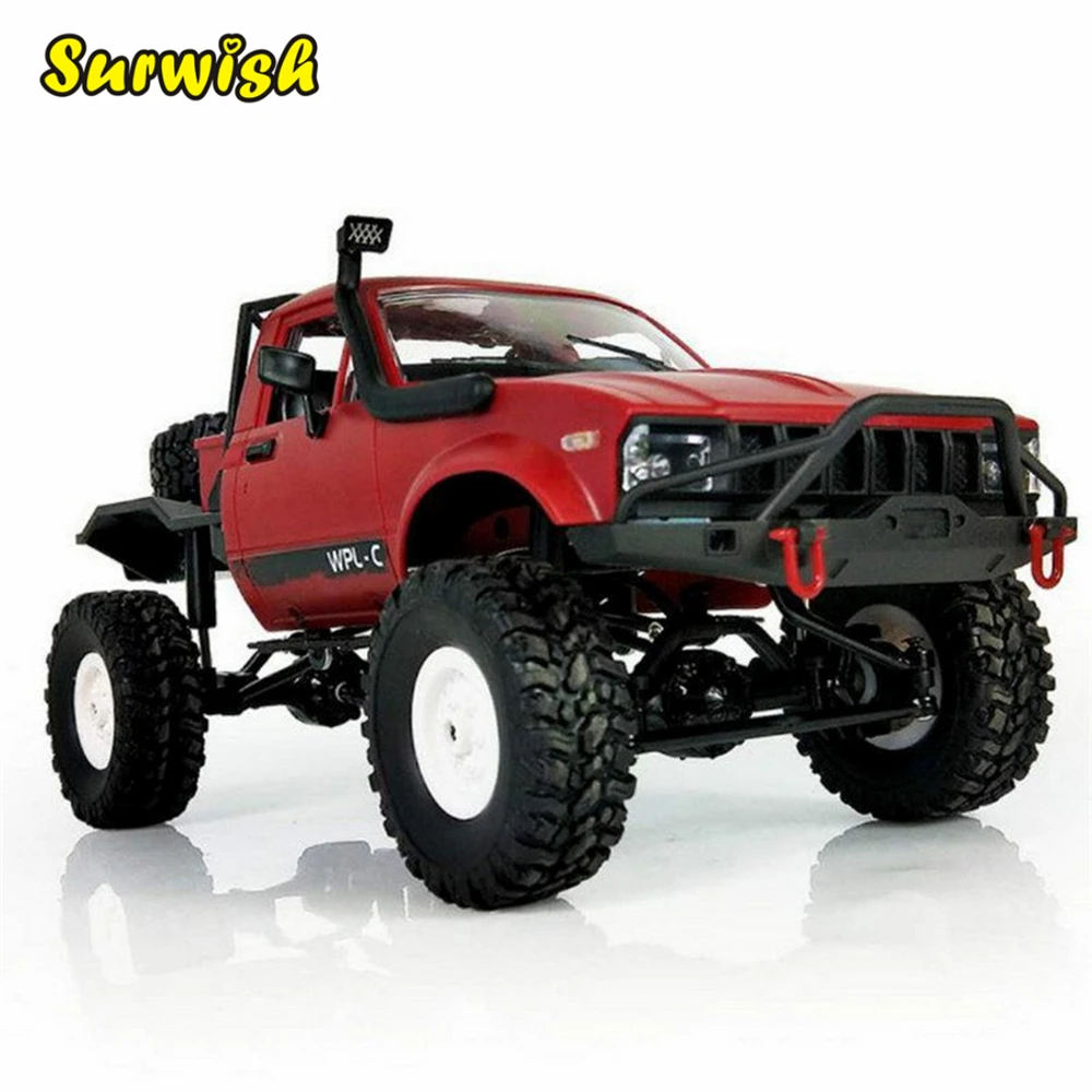

WPL C-14 Hynix Off-road Car 1:16 Scale Rock Crawler RC Toy Car - Red