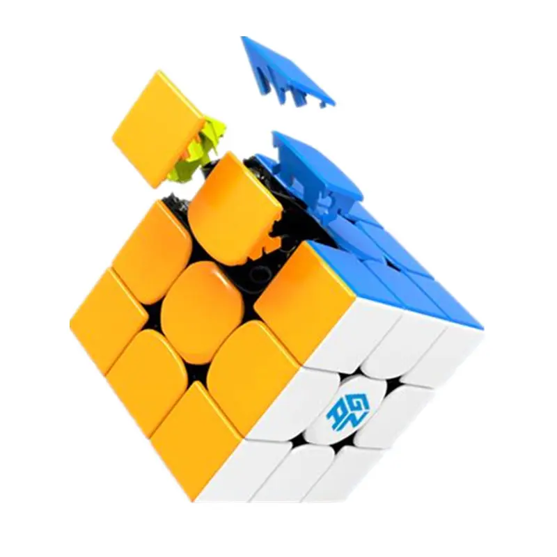 Gan 354 м Магнитный пазл magic speed cube 3x3 наклейка менее professional Gan354 магниты скорость cubo