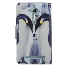 Para asus zenfone go zb500kg/zb500kl wattet encantador dos desenhos animados pu de couro de telefone celular capa case com brindes mini stylus