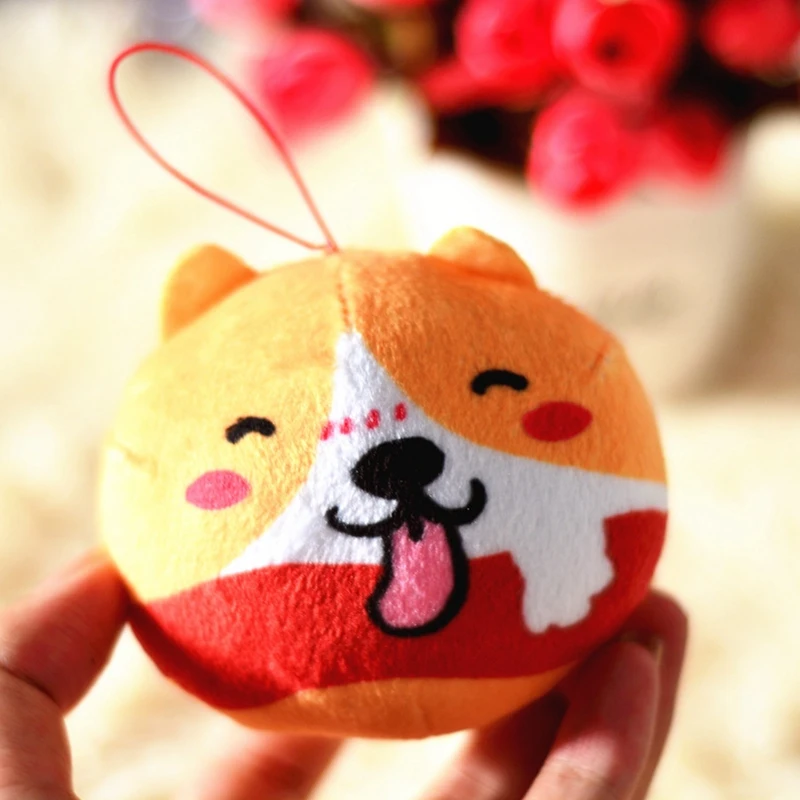 1 шт. 10 см Kawaii Шиба ину собака маленькие подвесные Плюшевые игрушки Мягкая кукла