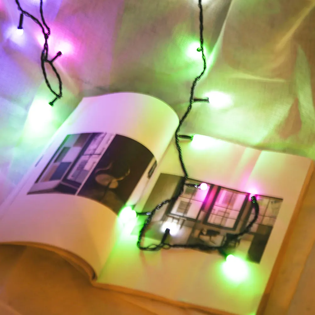 

100 LEDs Decoration Lights String 8 Modes Lights Flashing Wedding Party Decoration JA55