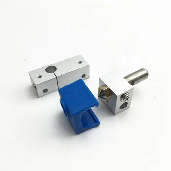 

Wanhao i3 Upgrade MK10 PTFE lined Hotend kit Slotted Clamping Cooling Block for Wanhao i3 3D printer 1.75mm Filament