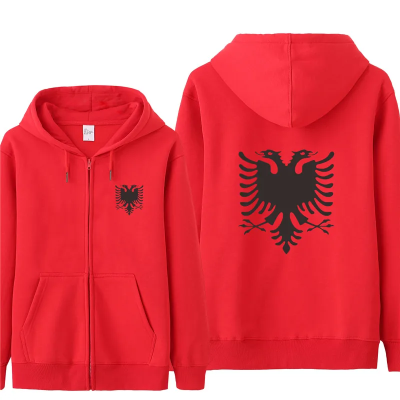 Omnitee Новая Осенняя толстовка с капюшоном в стиле Albania Мужская/Женская