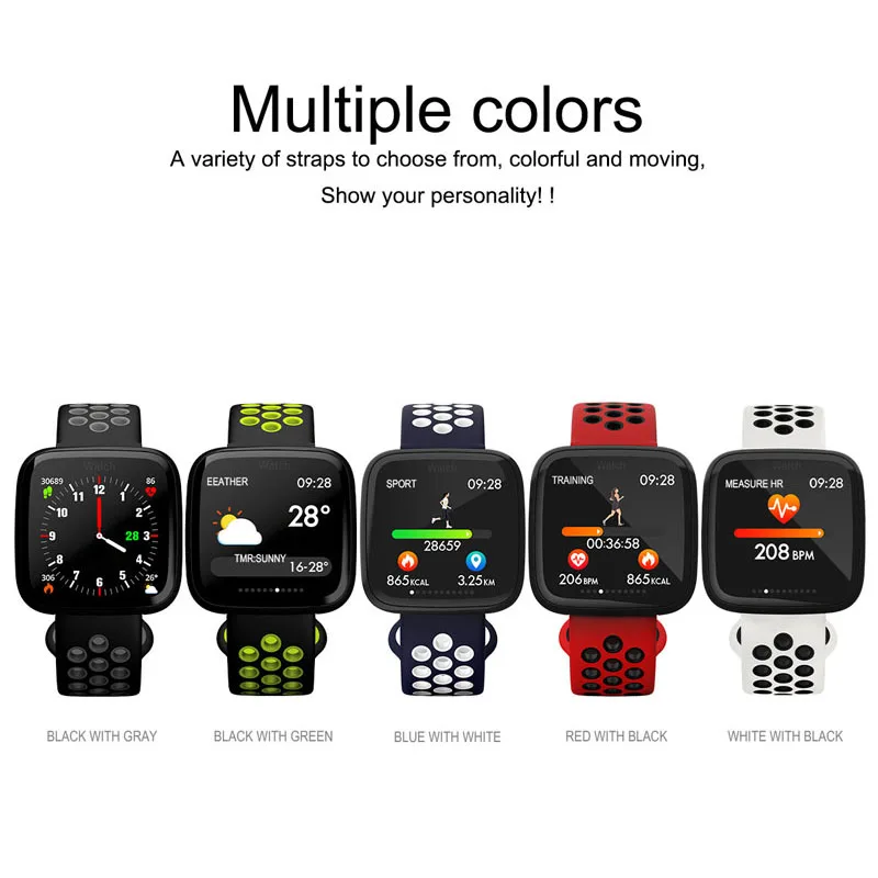 2019 New Color Screen Smart Watch Men GPS Sports Watch Couple Health Monitoring Watches Woman IP67 Waterproof relogio masculino 2019 New Color Screen Smart Watch Men GPS Sports Watch Couple Health Monitoring Watches Woman IP67 Waterproof relogio masculino