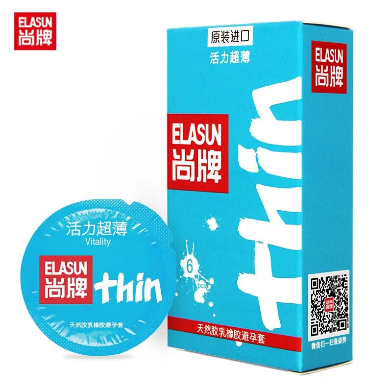 Презервативы ELASUN Thin 004 для мужчин интимные товары ультратонкие презервативы со