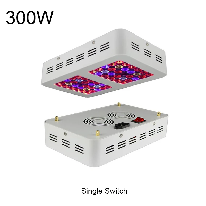 Reflector Series 300W Double Chips LED Grow Light Full Spectrum Indoor Plant Grow Lights Lamps for Indoor Plants (05502)