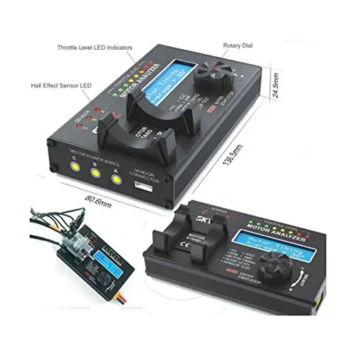 SKYRC Brushless Motor LCD Analyzer Motor Tester SK