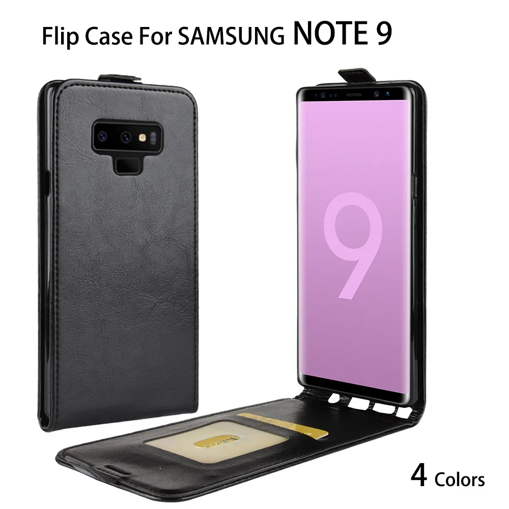 Кожаный флип-чехол для Samsung Galaxy NOTE 9 N960N задняя крышка смартфона чехол-кошелек SAMSUNG
