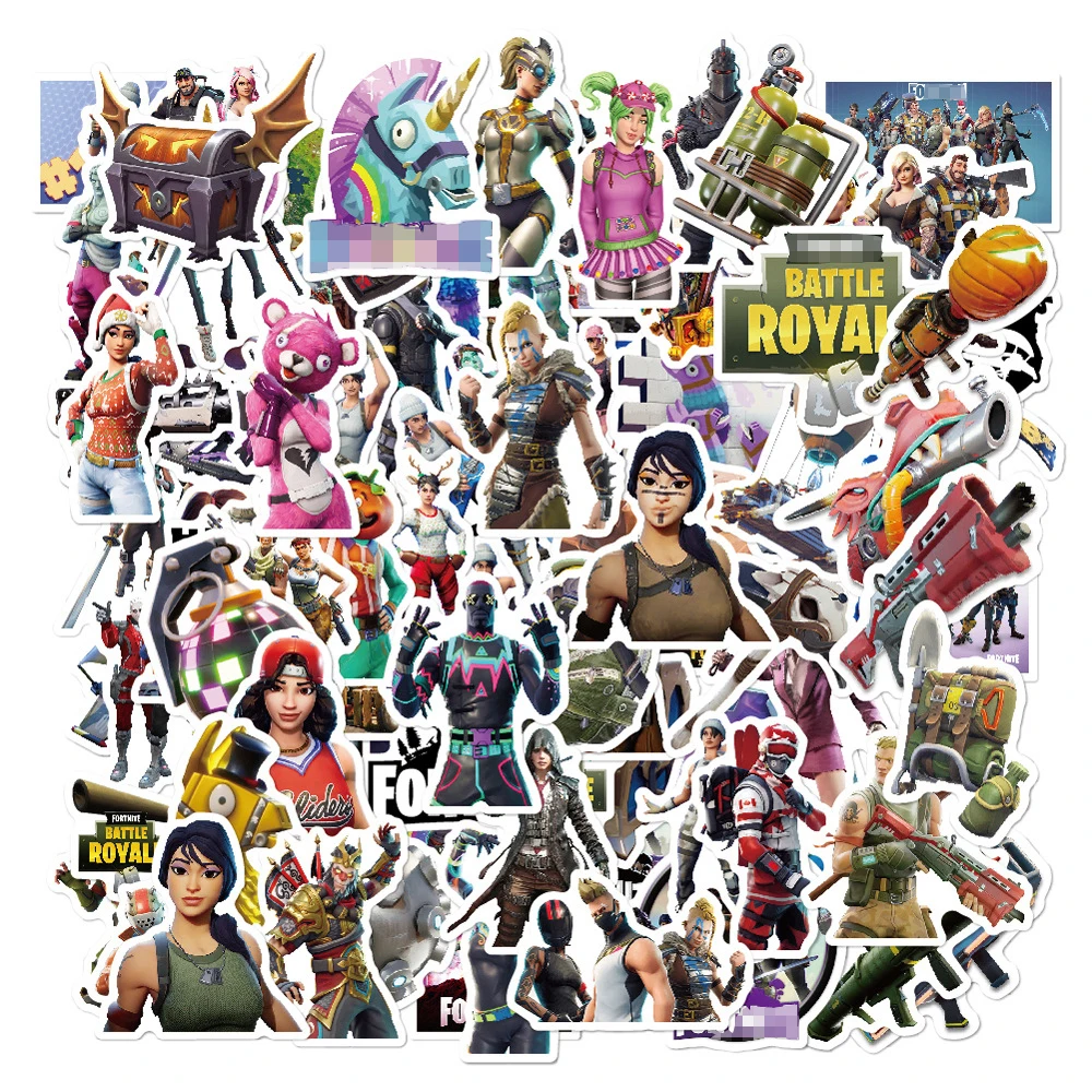 52 Pcs/Pack 104 Pattern Selection Battle Royale Game Sticker For Moto & Car Suitcase Skateboard Refrigerator laptop stickers 52 Pcs/Pack 104 Pattern Selection Battle Royale Game Sticker For Moto & Car Suitcase Skateboard Refrigerator laptop stickers