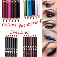 Fexport Женская подводка для глаз 6 цветов Водостойкий карандаш для глаз Модный глаз теневой макияж гель подводка для глаз de sombra sombres de ojos Новинка