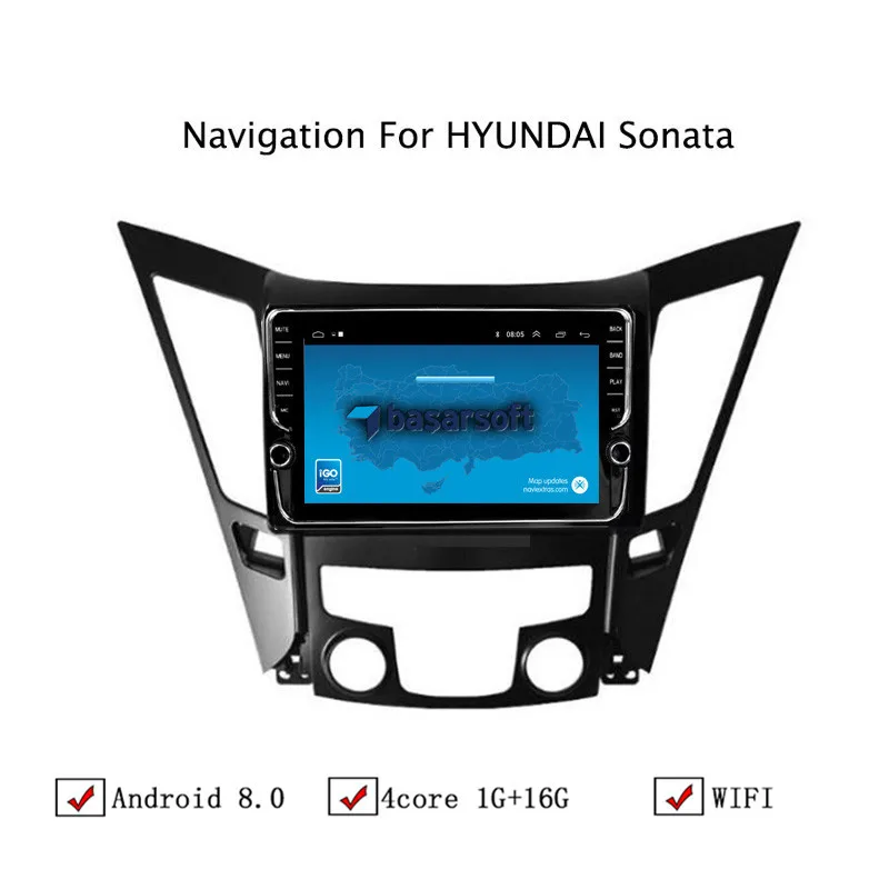 

9" Android 8.1 Car GPS Navigation For Hyundai Sonata 8 Sonata YF 2010-2015 Car Radio Stereo Head Unit ,Top Car Accessories