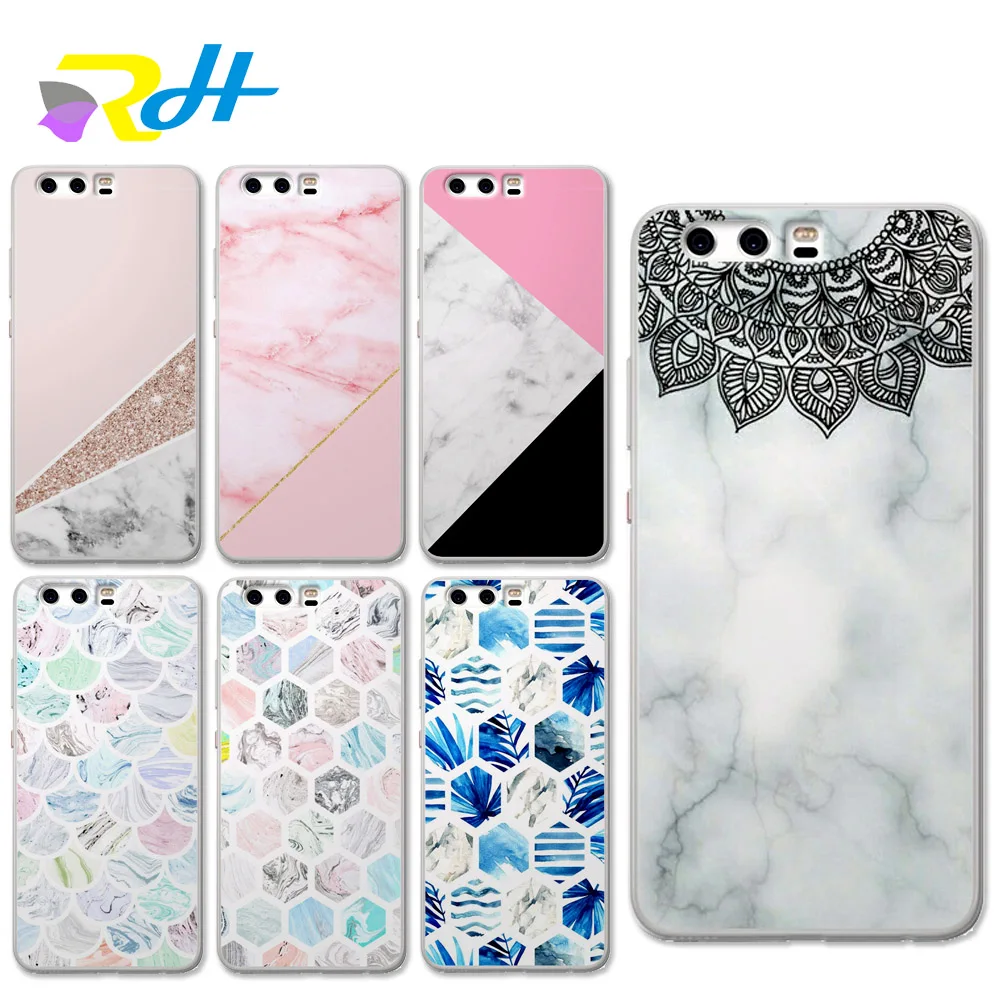 

For funda Huawei honor 6A 6X 9 case Personality marble phone cover for Huawei Y5 II case 2018 for Y5 2017 Y6II Y6 Pro Y7 case