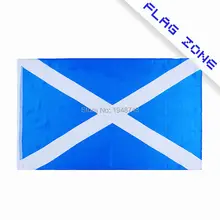 Флаг Шотландии, флаг из полиэстера 5*3 фута 150*90 см, высокое качество, висящий и летающий