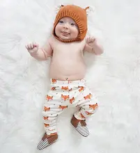 Fashion Toddler Kids Baby Boys Girls Cartoon Animal Pattern Leggings Harem Pants Trousers Bottoms