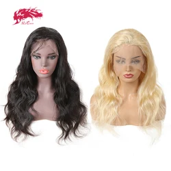 Ali Queen Hair 13x4 Lace Front Human Hair Wigs Body Wave Virgin Brazilian Natural Black or Blonde 613 Color Lace Front Wig Ali Queen Hair 13x4 Lace Front Human Hair Wigs Body Wave Virgin Brazilian Natural Black or Blonde 613 Color Lace Front Wig