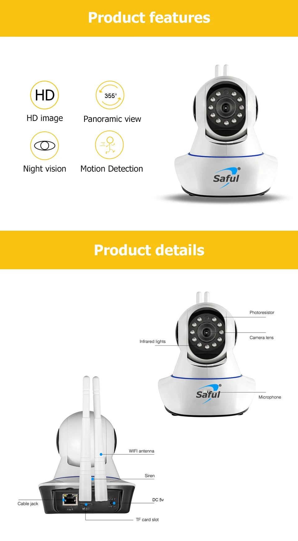IP Camera WiFi Wireless (2)