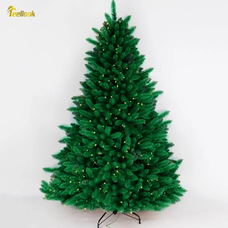 

Teellook 1.2 m - 3.0 m luminous Christmas tree PVC leaves Christmas mall festival layout decoration