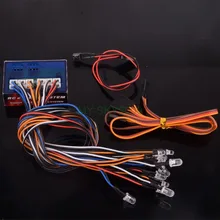 1/10th RC MODEL CAR Truck (12 pcs) LED Lights Control SYSTEM Support PPM/FM/AM/2.4G TRAXXAS Axial Tamiya HPI HSP Racing LED12