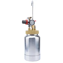 2Л резервуар для краски с распылителем высокого давления, резервуар для краски с регулятором и кольцом, безопасный calve безвоздушный Краскораспылитель
