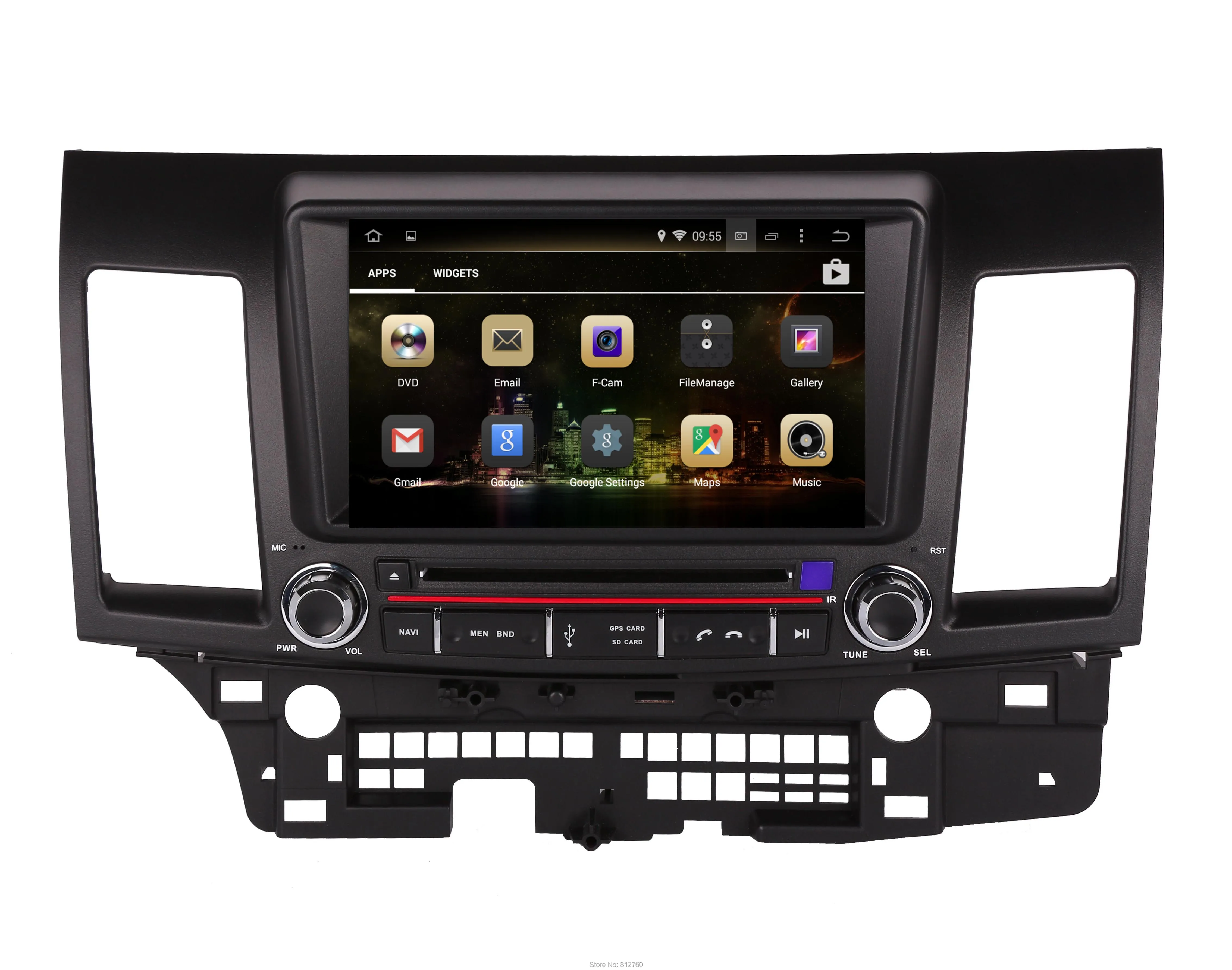 Cheap Nedehe 8" Octa Core 4G+32G Android 8.0 Car dvd gps navigation for Mitsubishi lancer 2008-2015 car radio stereo multimedia player 8