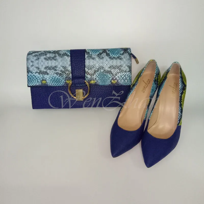 chaussure bleu roi pour femme