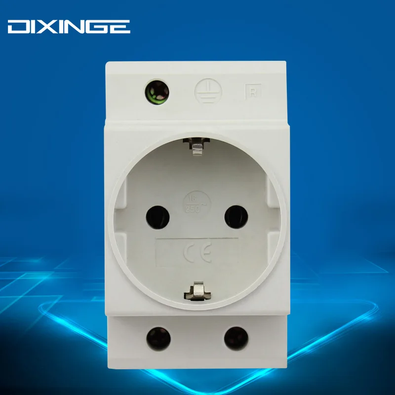 

EU type Din Rail Mount AC30 Power Modular Socket 16A 250V AC30 socket Connector