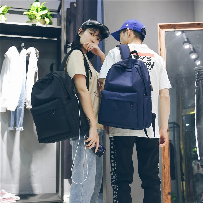

2018 New Fashion Nylon Oxford Backpack Unisex Rucksack School Bags good quality for Men and women
