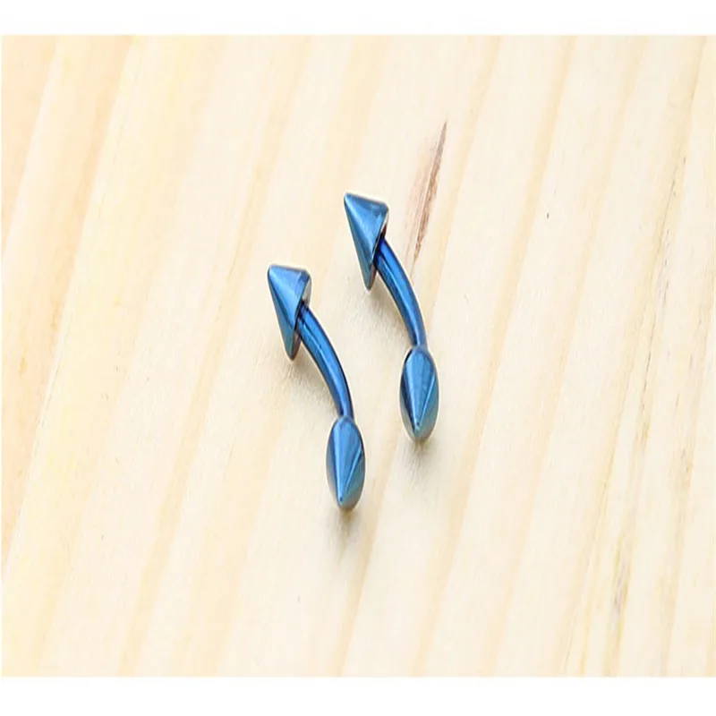 Wholesale 5pcs/lot Surgical Steel 3mm Ball Eyebrow Body Jewelry Piercing Curved Barbell Lip Ring Snug Daith Helix Rook Earring
