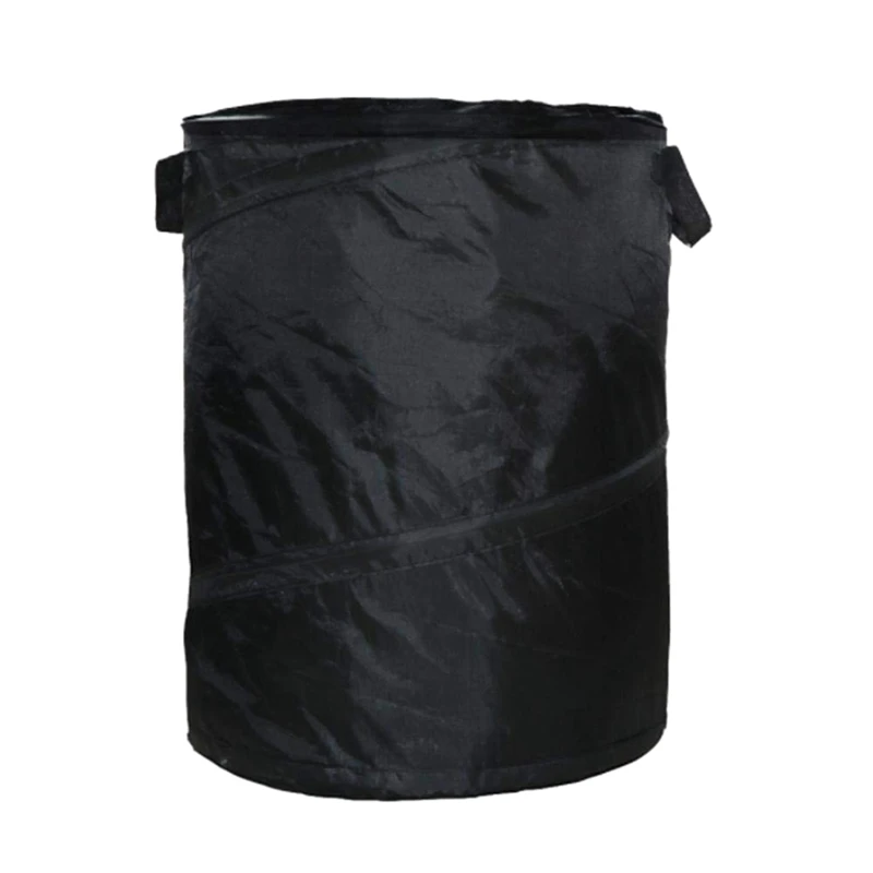 

Collapsible Trash Can Portable Folding Oxford Cloth Storage Bucket Garden Leaves Storage Bucket For Camping Recycling