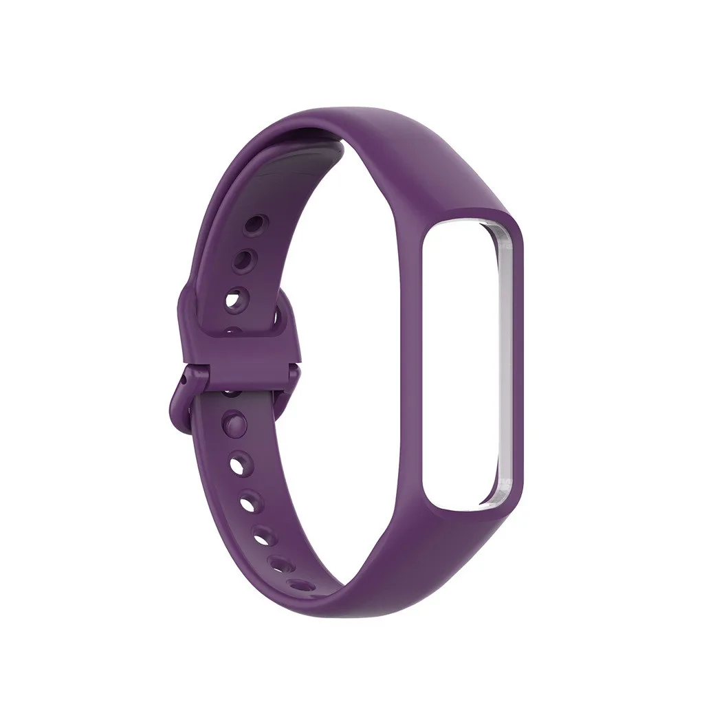 Силиконовый цельный саржевый ремешок для часов Ремешок для samsung Galaxy Fit e/SM-R375 наручные часы браслет Ремешки#15