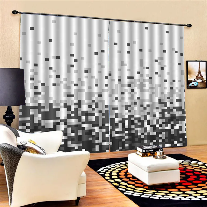 Oil Painting Paris Chinese Customized 3D Blackout Curtains Living Room Bedroom Hotel Window Drapes Para Rideaux Pillowcase