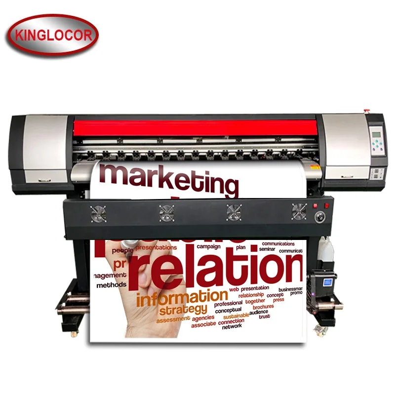 1.8m eco solvent printer price affordable technical support offered billboard printing machine 1800mm real color