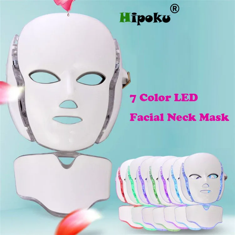 7 Colors LED Photon Facial Mask Therapy Face Mask Machine Therapy Light