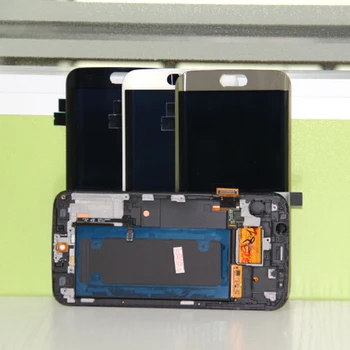 

For SAMSUNG S6 Edge LCD For Samsung Galaxy S6 Edge LCD G925 G925F SM-G925F Display Touch Screen Digitizer Assembly with frame