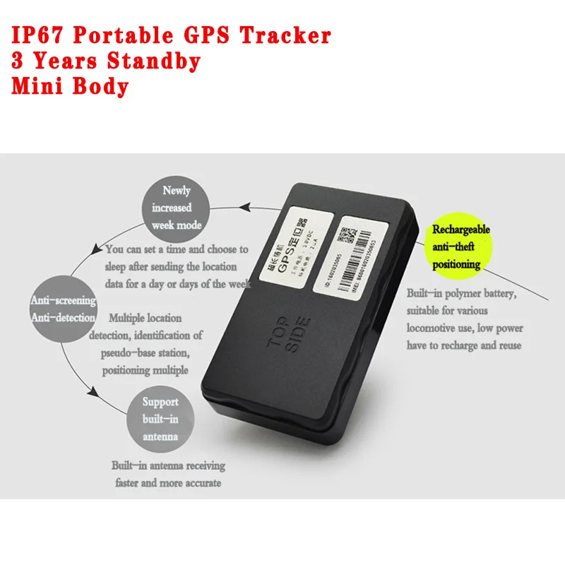 IP67 водонепроницаемый автомобиль мотоцикл gps портативный трекер Q9 3 года в режиме ожидания голосовой монитор удалить предупреждение в режиме реального времени LBS положение