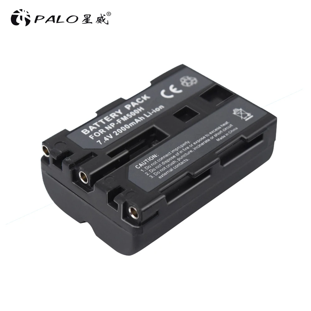

PALO rechargeable camera battery 2000mah 7.4v li-ion np-fm500h np camera battery pack for sony a850 a900 a300 a200k a350 a200