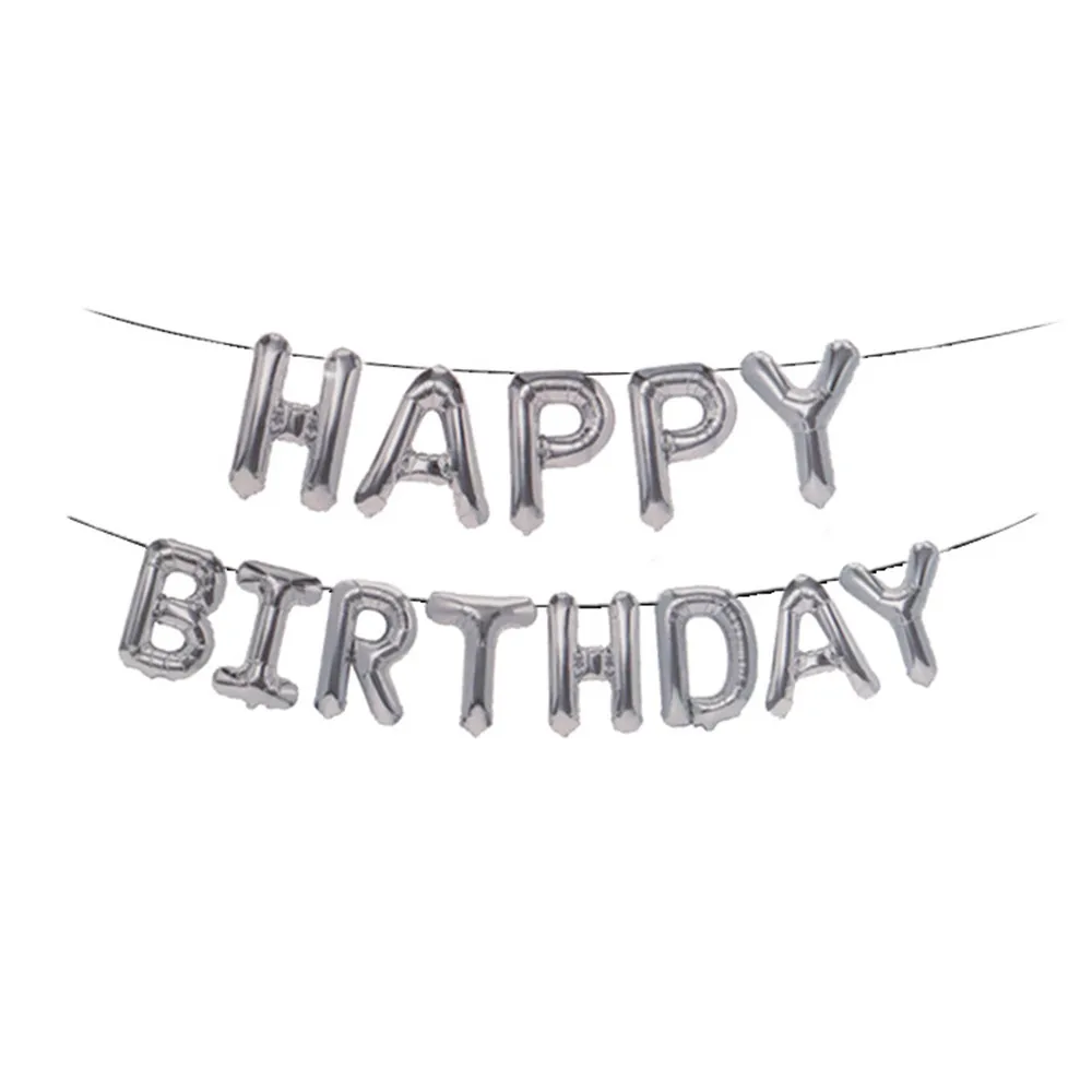 1Set 16inch Happy Birthday Letter Balloons For Home DIY Birthday Party Kids Gifts Decoration Multi-color Optional SD80 (5)